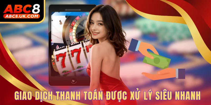 Giao dịch thanh toán được xử lý siêu nhanh